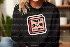 Funny Well-Read Sticker Clipart Bundle - CraftNest - Digital Crafting and Art