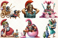 Funny Roman Empire Clipart Bundle - CraftNest - Digital Crafting and Art