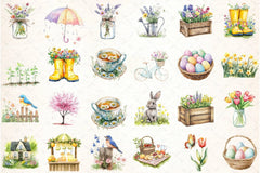 Warm Spring Clipart Bundle 1 - CraftNest - Digital Crafting and Art