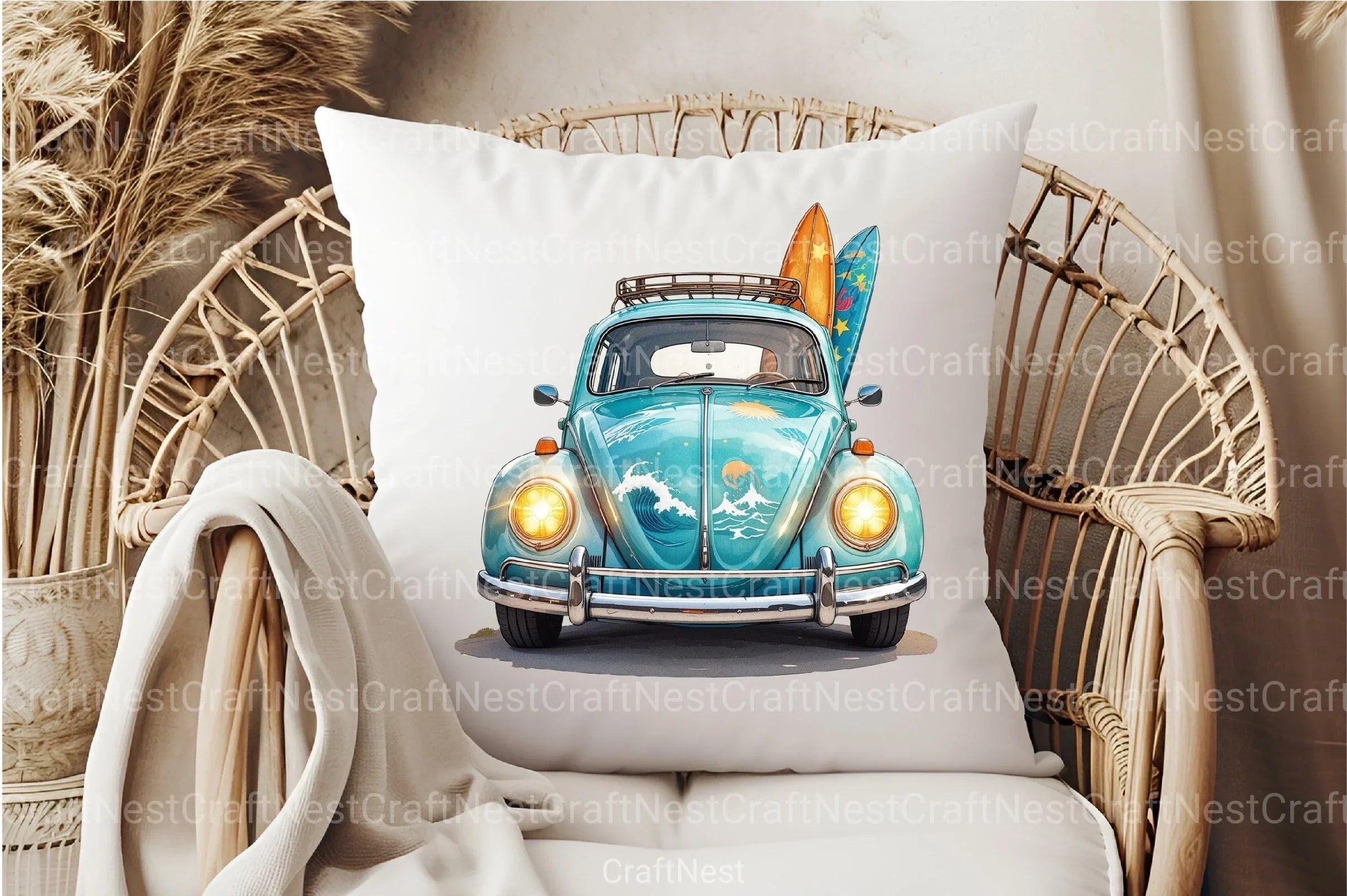 Summer Car Clipart Bundle - CraftNest - Digital Crafting and Art