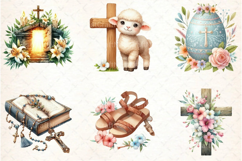 Christian Easter Clipart Bundle 5 - CraftNest - Digital Crafting and Art