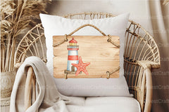 Wooden Sign & Lighthouse Starfish Clipart Bundle - CraftNest - Digital Crafting and Art
