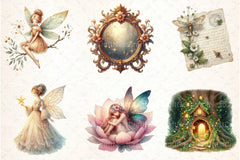 Fairy Forest Vintage Clipart Bundle - CraftNest - Digital Crafting and Art