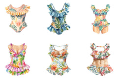 Summer Swimsuit Clipart Bundle - CraftNest - Digital Crafting and Art
