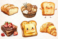 Bread Clipart Bundle - CraftNest - Digital Crafting and Art
