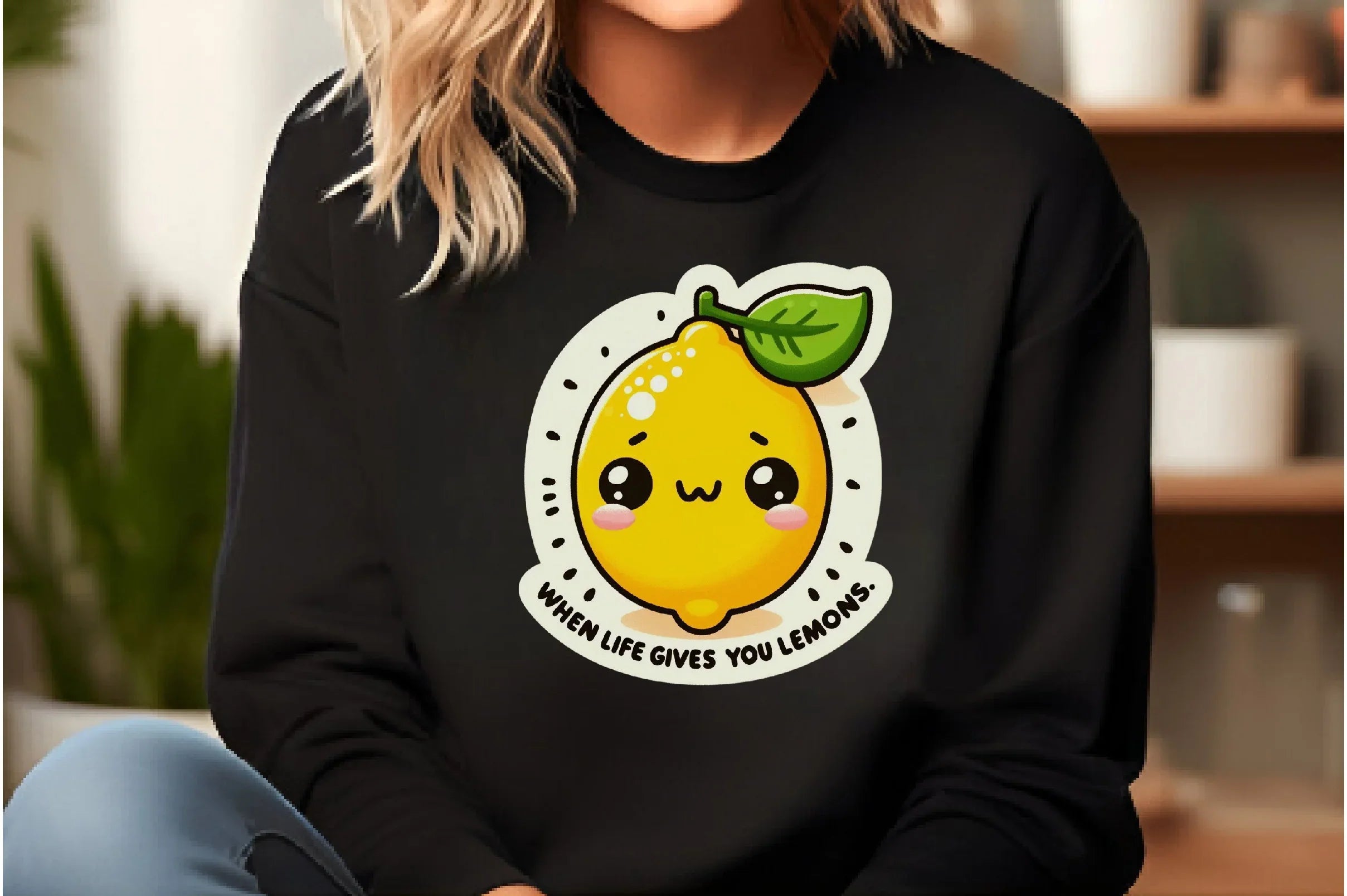 Funny 'When Life Gives You Lemons' Sticker Clipart Bundle - CraftNest - Digital Crafting and Art