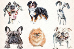 Funny Dog Clipart Bundle 99 - CraftNest - Digital Crafting and Art
