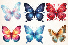 Butterfly Clipart Bundle 2 - CraftNest - Digital Crafting and Art