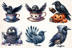 Funny Raven Clipart Bundle - CraftNest - Digital Crafting and Art