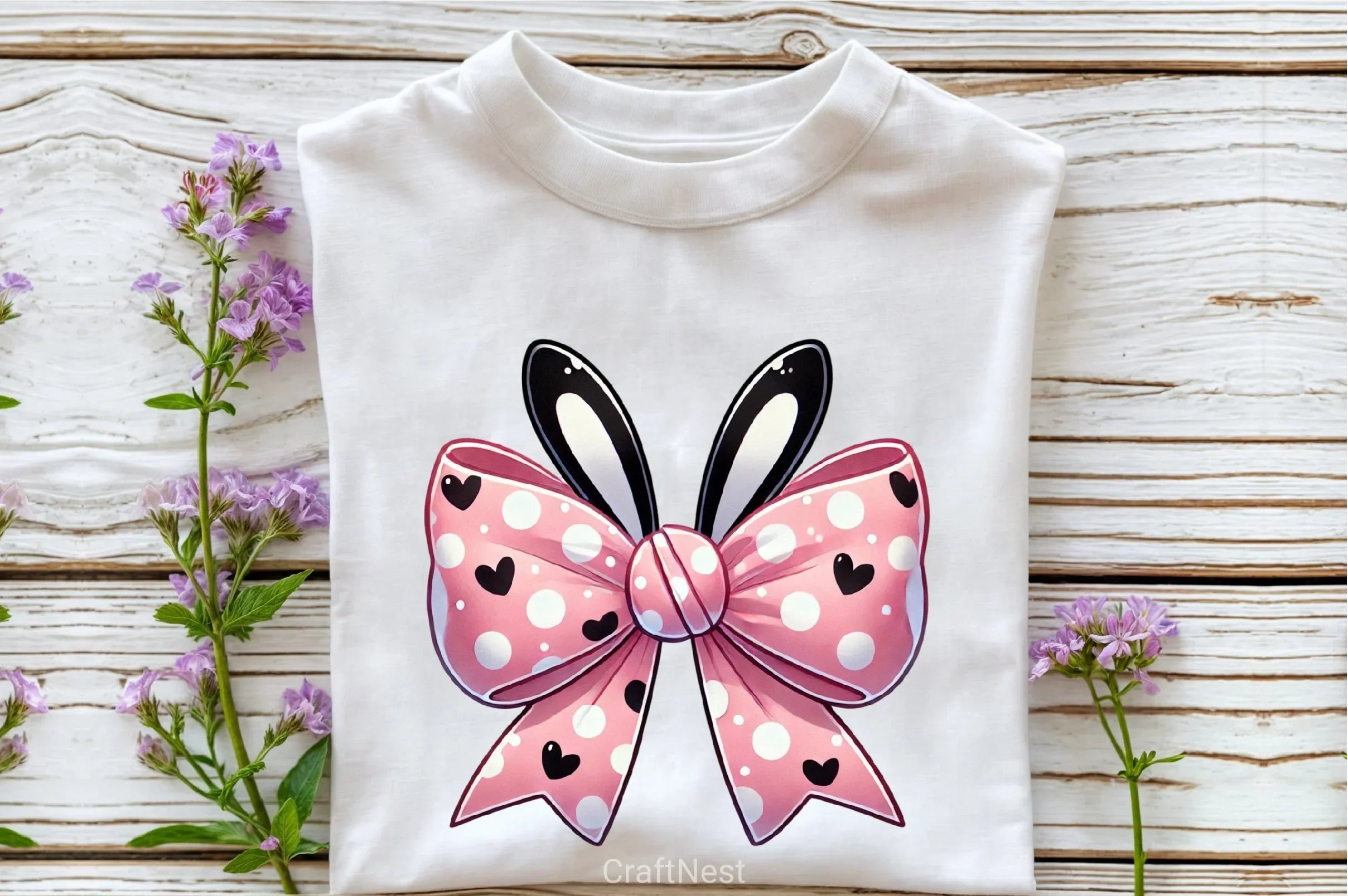 Easter Bunny Bow Clipart Bundle - CraftNest - Digital Crafting and Art