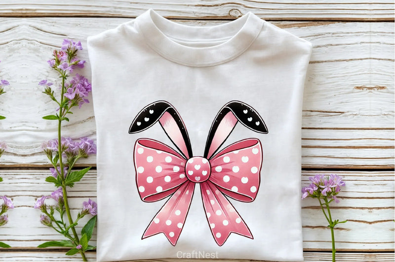 Easter Bunny Bow Clipart Bundle 1 - CraftNest - Digital Crafting and Art