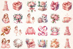 Blush Pink Mother's Day Clipart Bundle 2 - CraftNest - Digital Crafting and Art