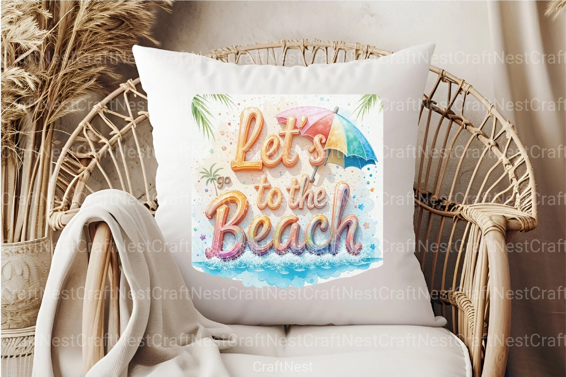 Let's Go to the Beach Clipart Bundle - CraftNest - Digital Crafting and Art