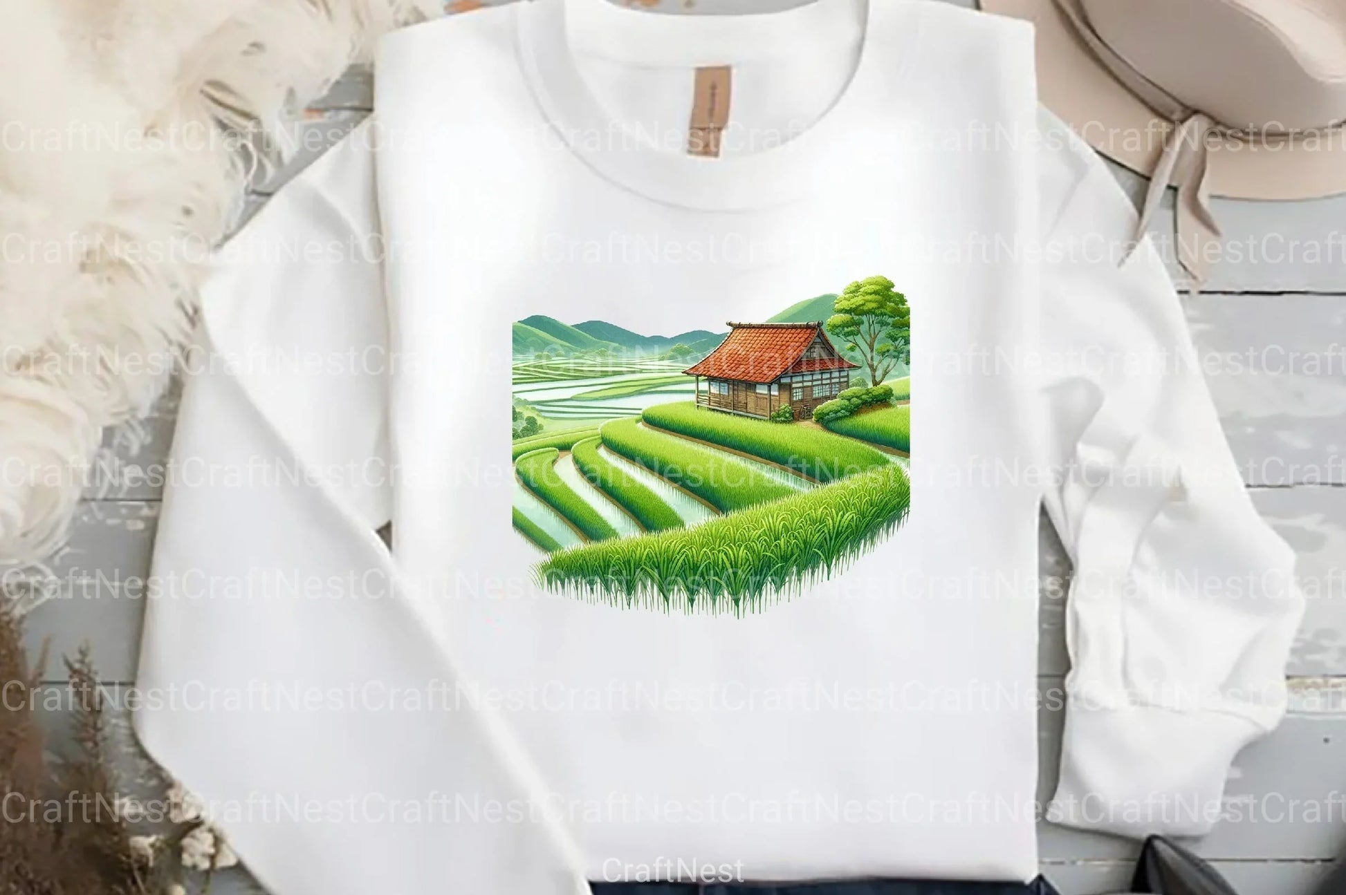 Japanese Landscape Clipart Bundle - CraftNest - Digital Crafting and Art