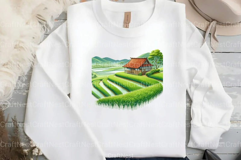 Japanese Landscape Clipart Bundle - CraftNest - Digital Crafting and Art