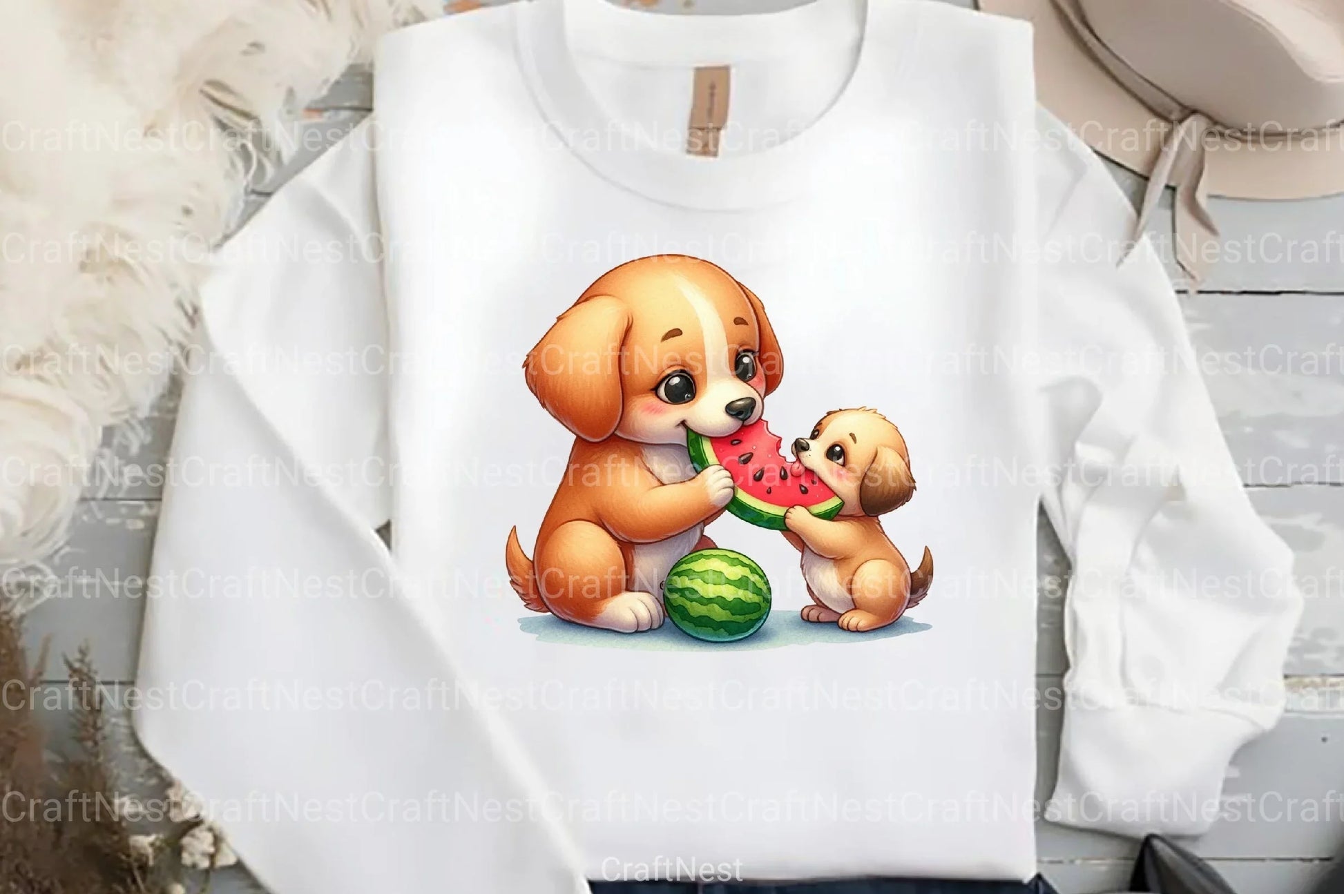 Watermelon Mother's Day Clipart Bundle - CraftNest - Digital Crafting and Art