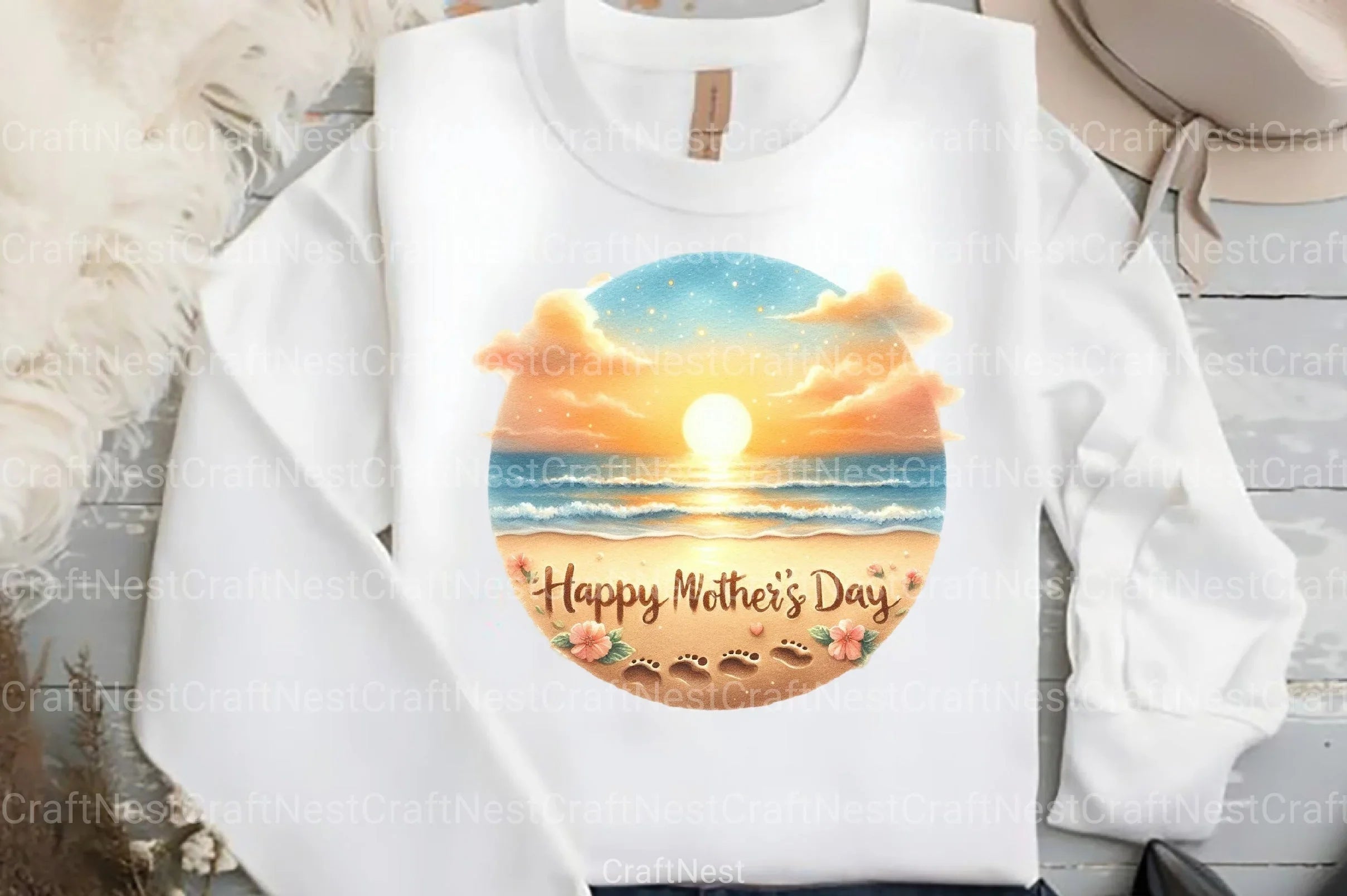 Mother's Day Beach Clipart Bundle - CraftNest - Digital Crafting and Art