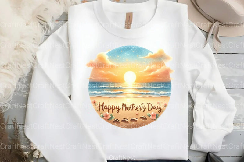 Mother's Day Beach Clipart Bundle - CraftNest - Digital Crafting and Art