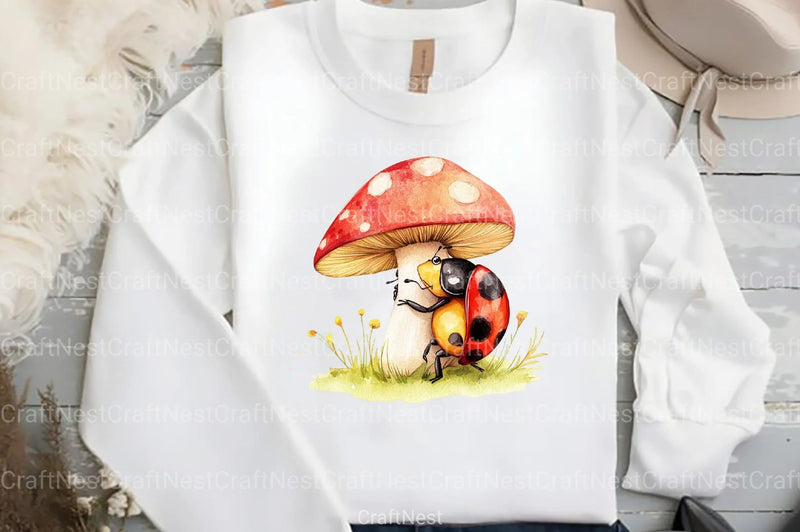 Quirky Funny Ladybug Clipart Bundle 2 - CraftNest - Digital Crafting and Art