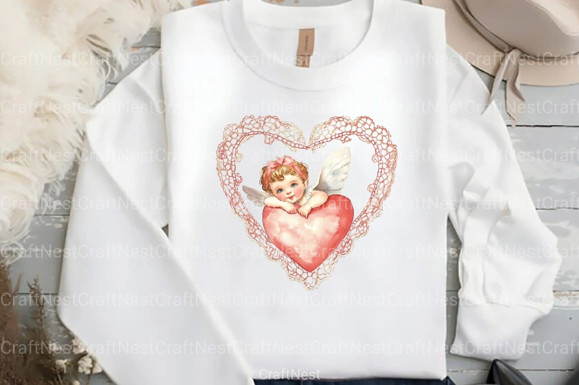 Vintage Cupid Clipart Bundle - CraftNest - Digital Crafting and Art