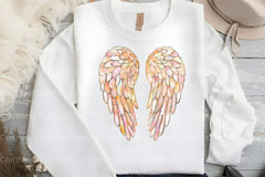 Stained Glass Angel Wings Clipart Bundle 4 - CraftNest - Digital Crafting and Art