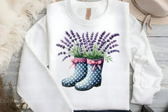 Spring Flower Boots Clipart Bundle - CraftNest - Digital Crafting and Art