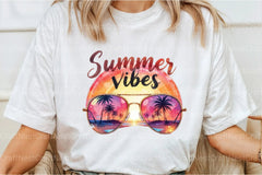 Summer Vibes Sunglasses Clipart Bundle 1 - CraftNest - Digital Crafting and Art