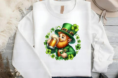 St. Patrick's Day Leprechaun Beer Clipart Bundle - CraftNest - Digital Crafting and Art