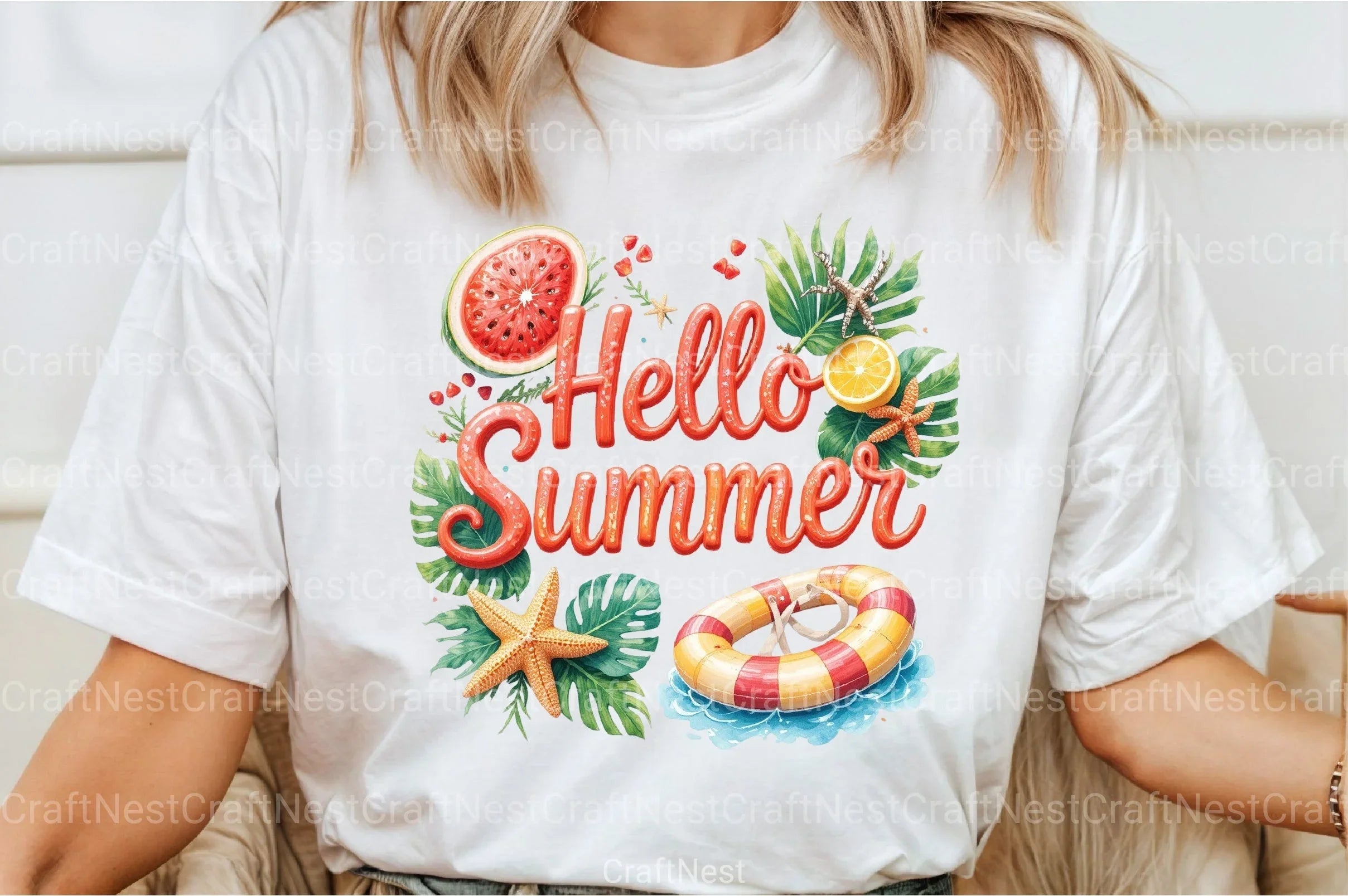 Hello Summer Clipart Bundle 12 - CraftNest - Digital Crafting and Art