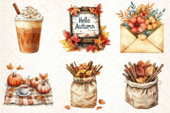 Autumn Collection Clipart Bundle 1 - CraftNest - Digital Crafting and Art