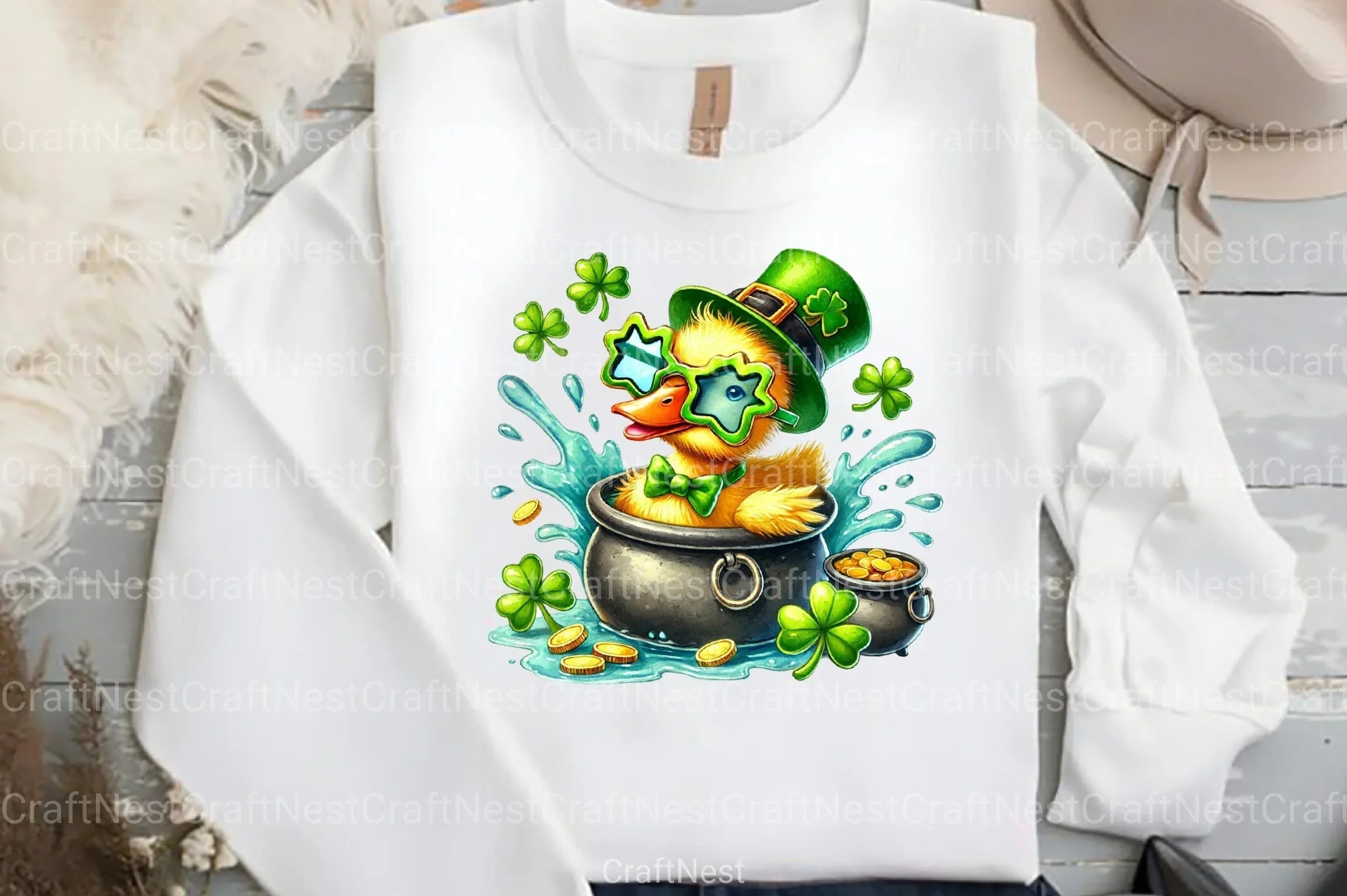 St. Patrick's Day Animal Clipart Bundle - CraftNest - Digital Crafting and Art