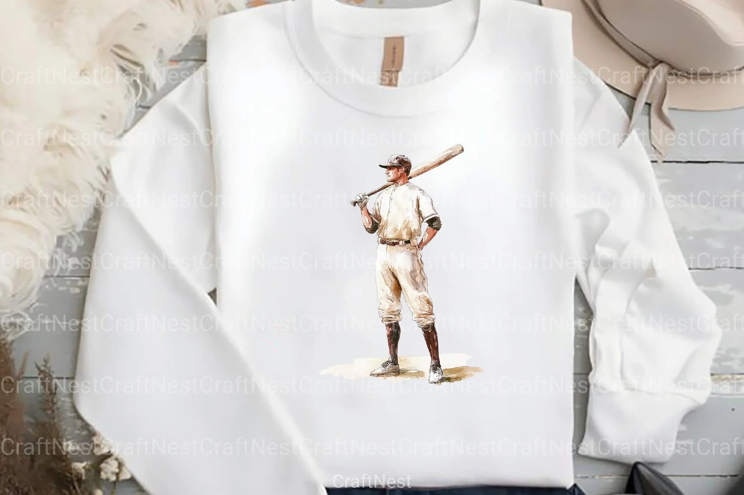 Baseball Players Clipart Bundle - CraftNest - Digital Crafting and Art