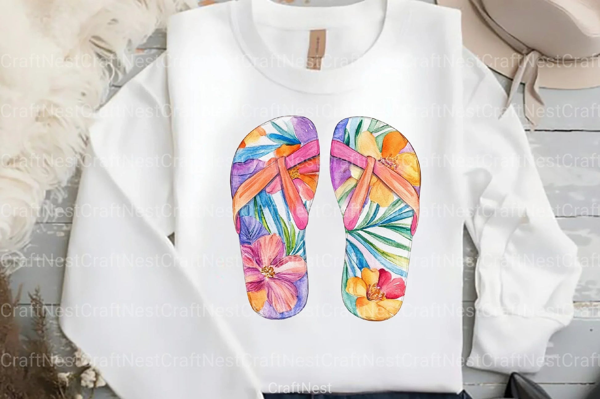 Hand Drawn Summer Clipart Bundle 1 - CraftNest - Digital Crafting and Art