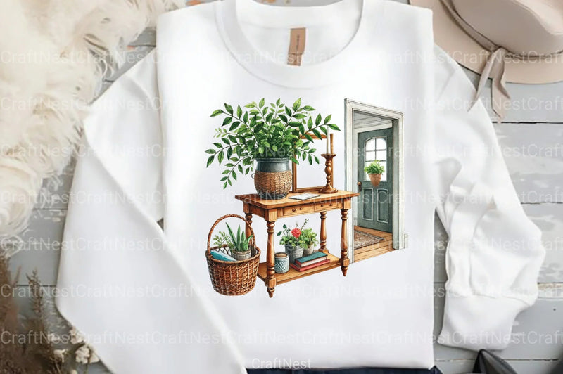 Home Furniture Clipart Bundle 99 - CraftNest - Digital Crafting and Art