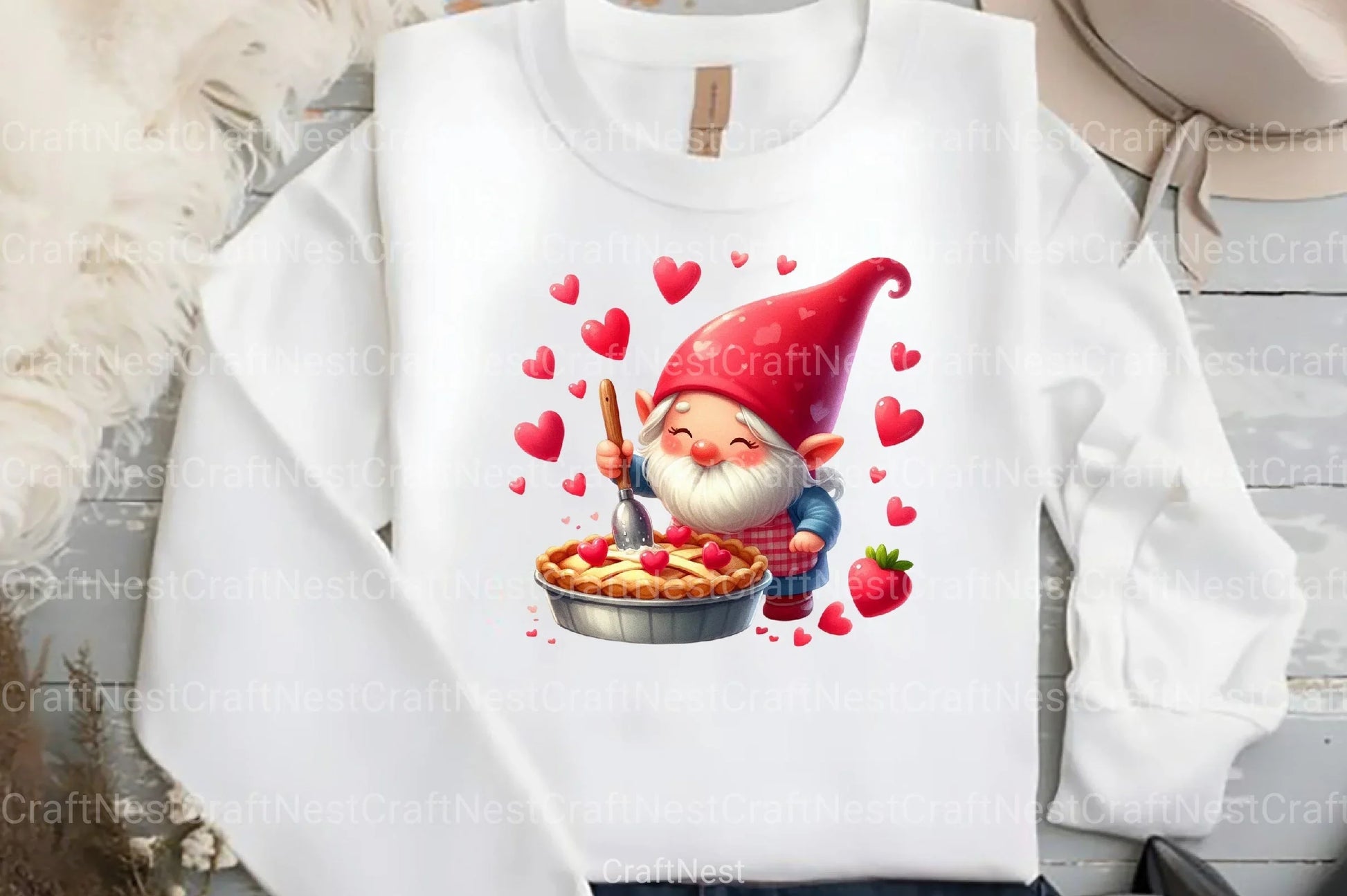 Mother's Day Gnomes Clipart Bundle 1 - CraftNest - Digital Crafting and Art