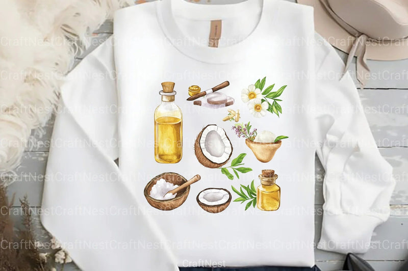 Natural Remedies Clipart Bundle 6 - CraftNest - Digital Crafting and Art