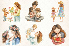 Love Mom Clipart Bundle - CraftNest - Digital Crafting and Art