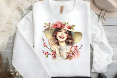 Spring Pin-Up Girl Clipart Bundle - CraftNest - Digital Crafting and Art