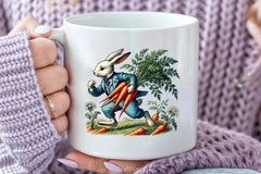 Easter Rabbit & Carrot Clipart Bundle 2 - CraftNest - Digital Crafting and Art