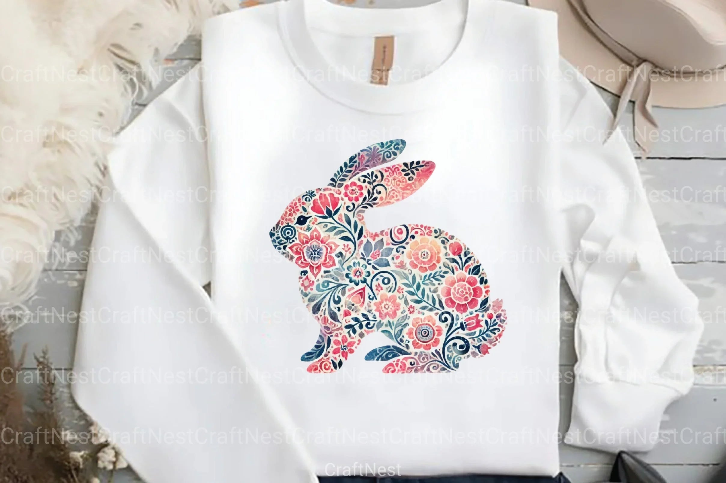 Blue Chinoiserie Spring Clipart Bundle - CraftNest - Digital Crafting and Art