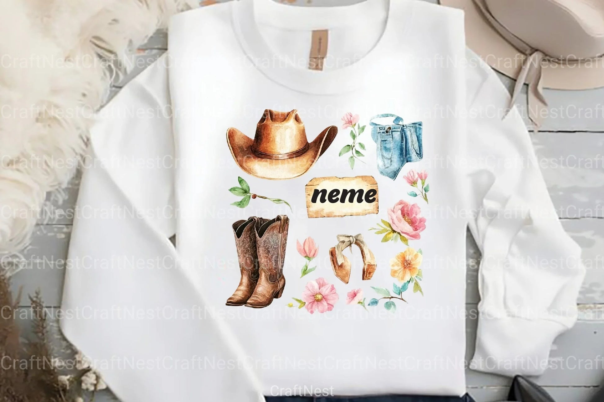 Western Mother's Day Cowgirl Clipart Bundle 99 - CraftNest - Digital Crafting and Art