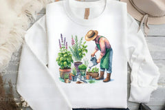 Spring Farmer Clipart Bundle 13 - CraftNest - Digital Crafting and Art