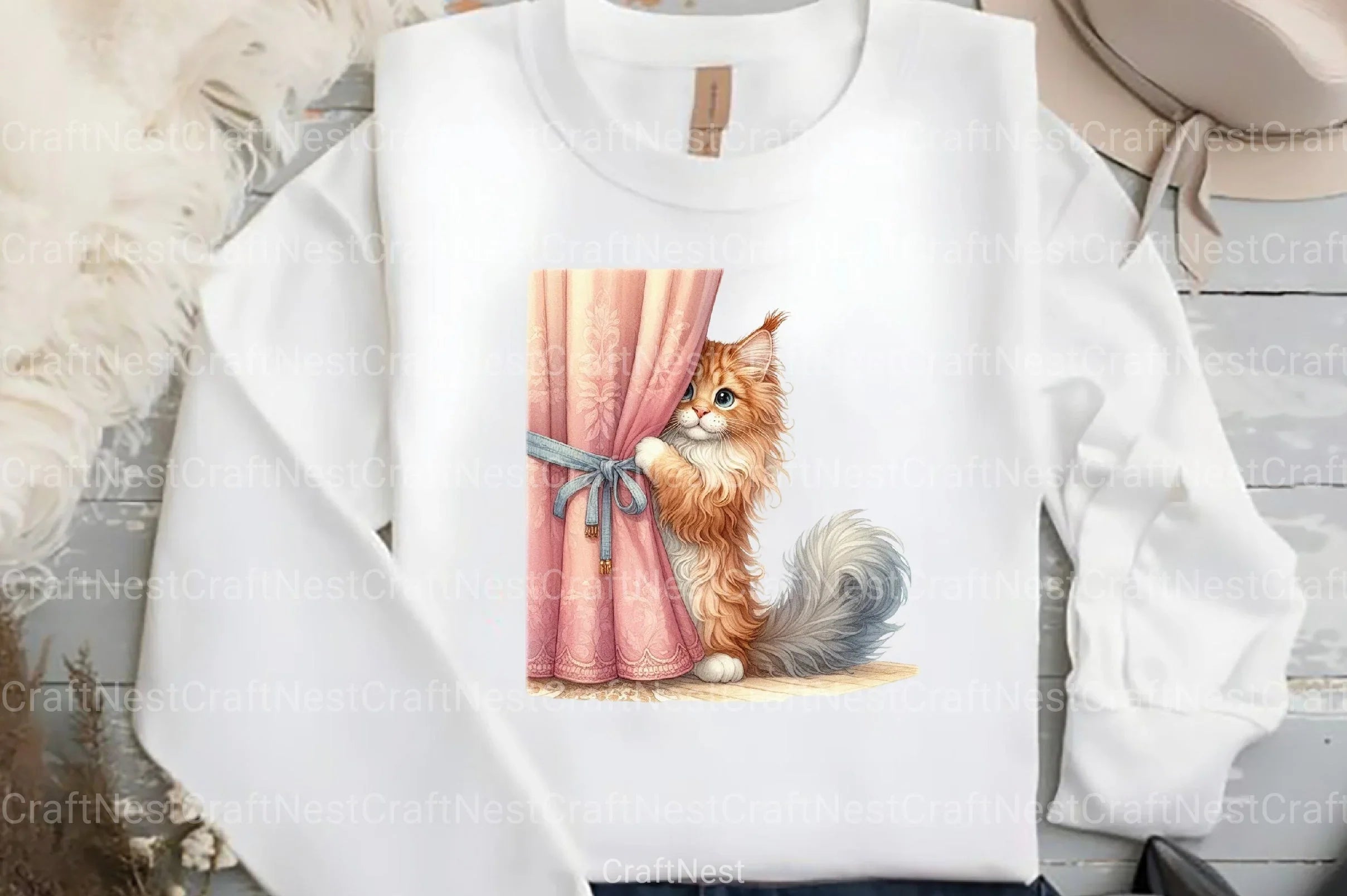 Peeking Cat Breed Clipart Bundle - CraftNest - Digital Crafting and Art