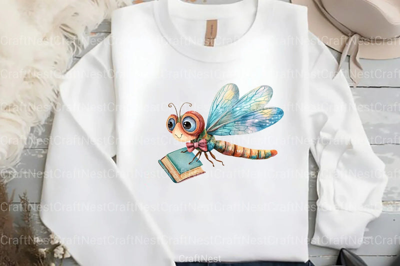 Quirky Whimsical Insects & Animals Clipart Bundle 99 - CraftNest - Digital Crafting and Art