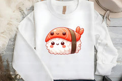 Cute Sushi Japanese Food Clipart Bundle - CraftNest - Digital Crafting and Art