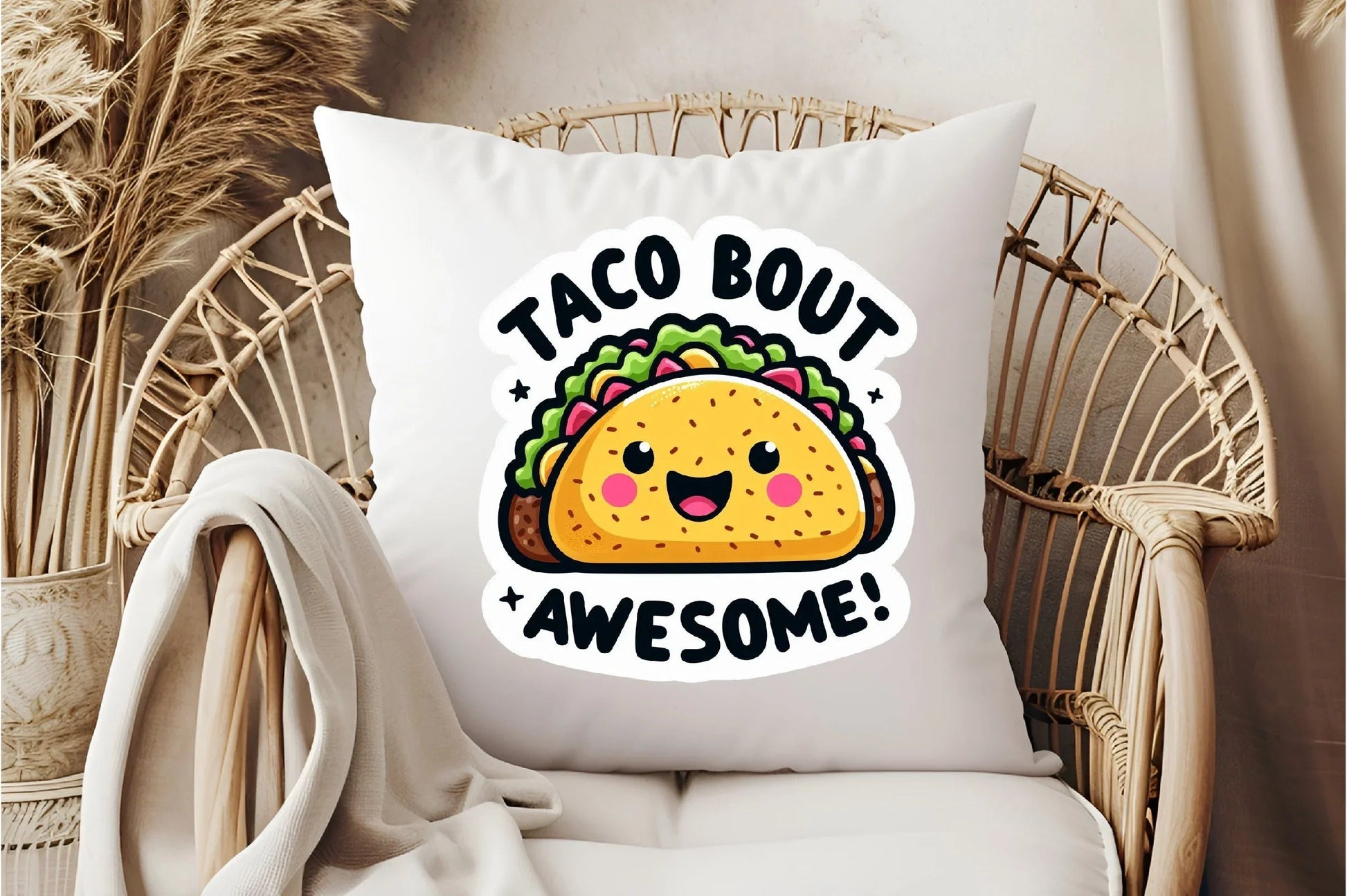 Funny Taco Clipart Bundle: Awesome Stickers - CraftNest - Digital Crafting and Art