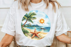 Summer Circle Clipart Bundle - CraftNest - Digital Crafting and Art