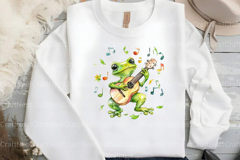 Quirky Funny Frog Clipart Bundle 99 - CraftNest - Digital Crafting and Art