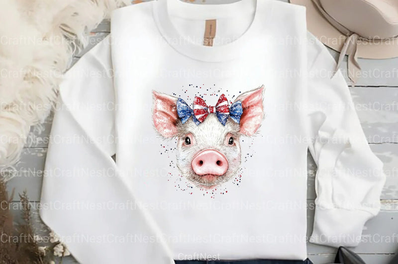 Animal 4th of July Clipart Bundle - CraftNest - Digital Crafting and Art