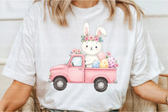 Cute Bunny Car Clipart Bundle - CraftNest - Digital Crafting and Art